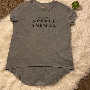 AEO My Cat is my Spirit Animal T-shirt